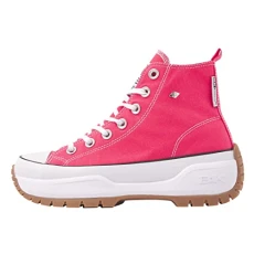 Women's Kaya MID Fly Sneaker, Hartes Rosa, 6 UK