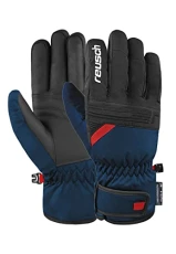 Baldo R-TEX XT 4482 Unisex Finger Gloves Dress Blue/Fire Red 6.5