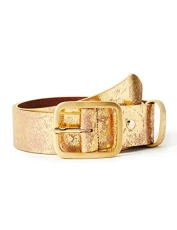 Women's Soft Glam Belt, Gold (gold-used 2), 90 cm ('s size: 90)