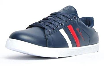 Original Gustavo II Mens Retro Trainers Navy/Red/White, 8 UK