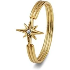 Recycled Gold Midnight Star Ring - 50