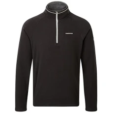 Mens Fleece Selby Half Zip (Black, Medium)