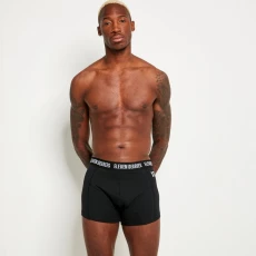 3 Pack Boxers - Black / Black / Black