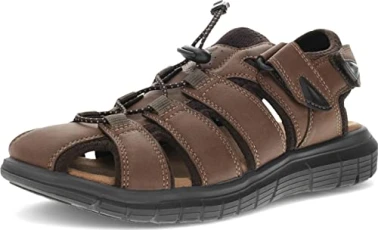 Mens Stephen SupremeFlex Outdoor Sandal, Dark Tan, 13 M