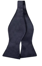 Mens Navy Bow Tie Self-Tie