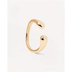 Gold Crush Open Ring