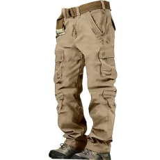 Todays Offers Special Deals Prime Deals  Men's Cargo Pants Cargo Trousers Hiking Pants 8 Pocket Plai